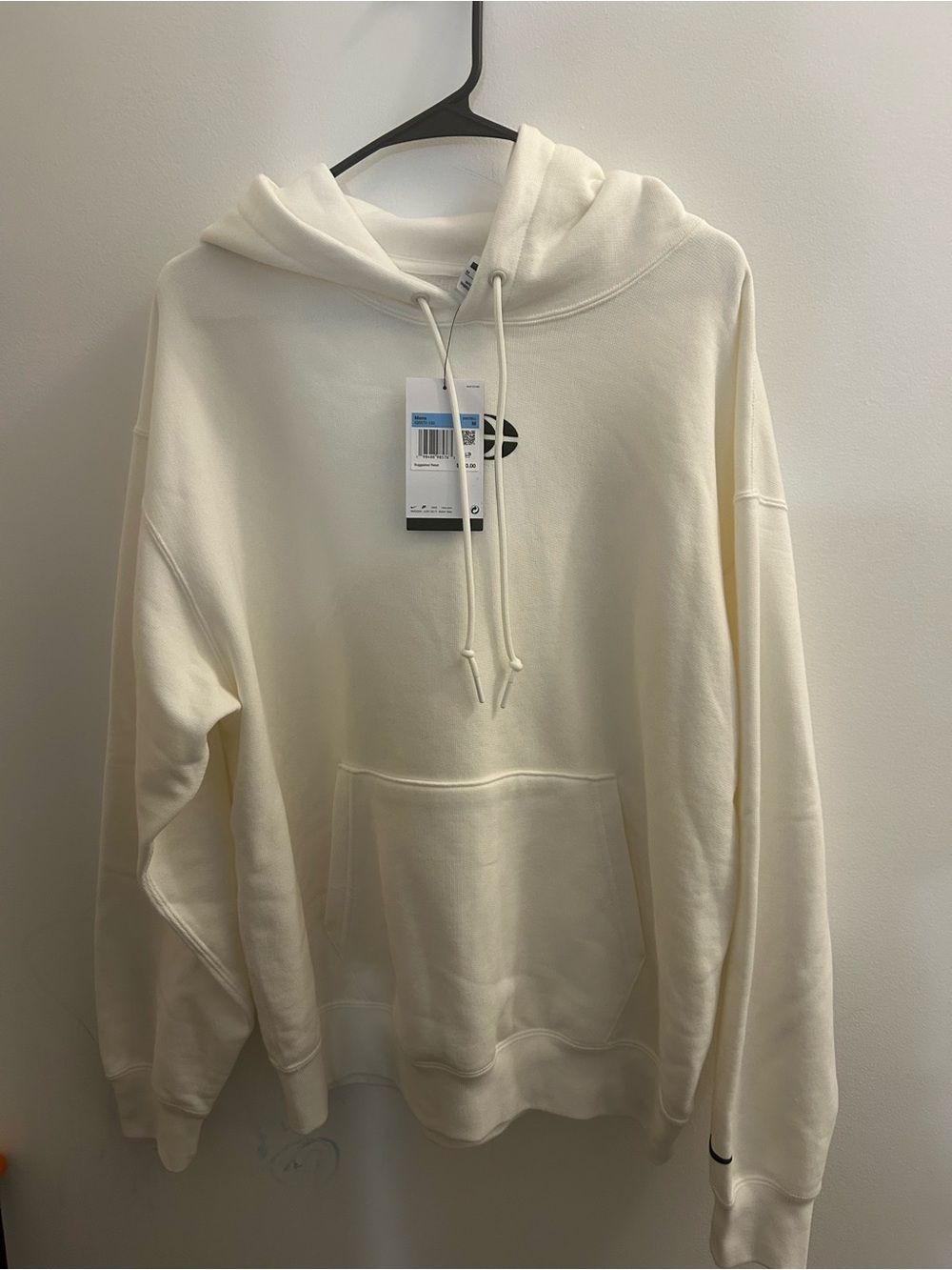CC (Caitlin Clark) Nike Cream Pullover Hoodie with Subtle Logo
